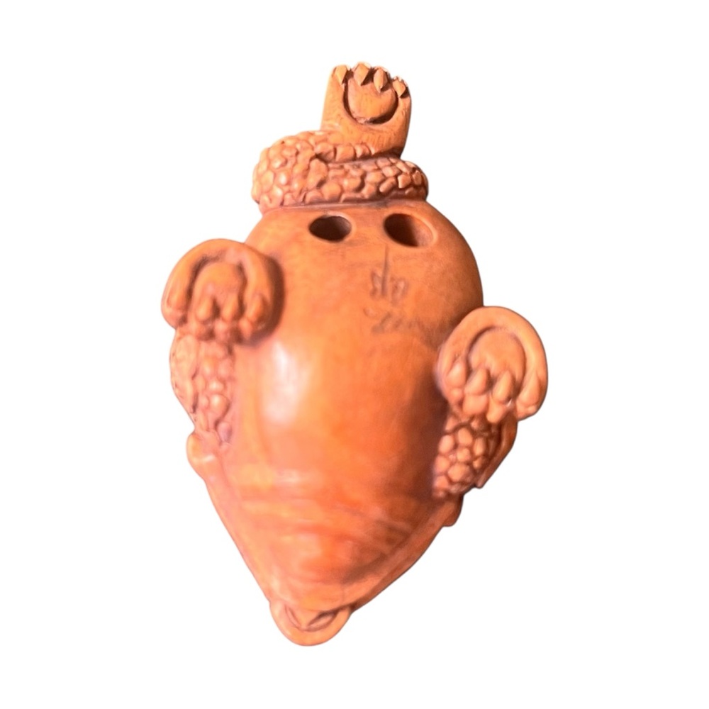 Carved Frog Figurine Netsuke - Picture 4 of 5